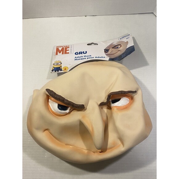 Despicable Me Gru Oversized Rubber Mask Universal Studios Halloween 2016 - NWT - Picture 2 of 9